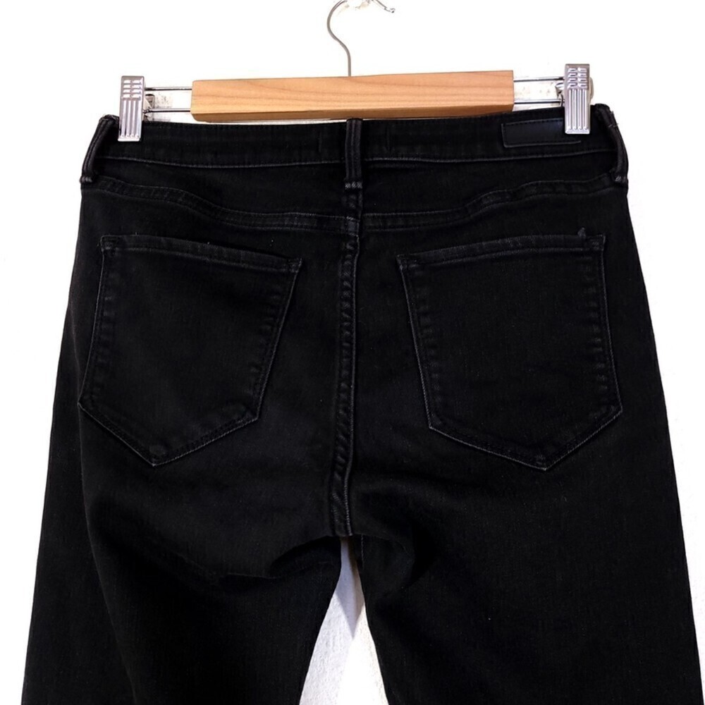 ABERCROMBIE & Fitch Harper Super Skinny Jeans in Distressed Black 27 Y2k Minimal - Picture 9 of 13